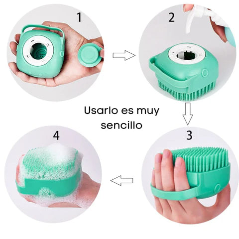 🐶🐱CEPILLO DE SILICONA PRO ™ PARA BAÑO DE MASCOTAS 🐱🐶