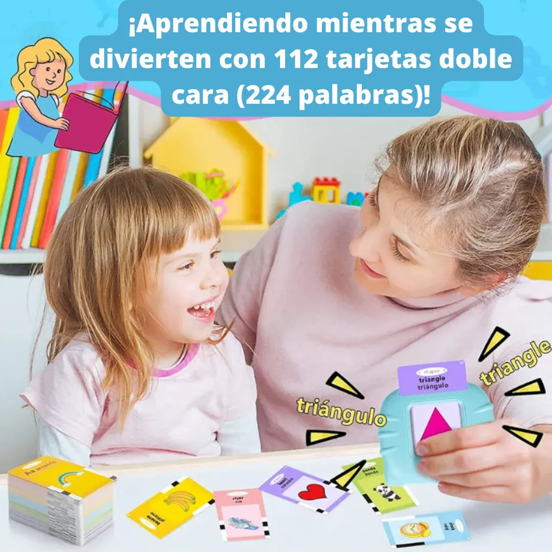 🎵 LECTOR DE TARJETAS MULTIMEDIA EN INGLES Y ESPAÑOL 🎵