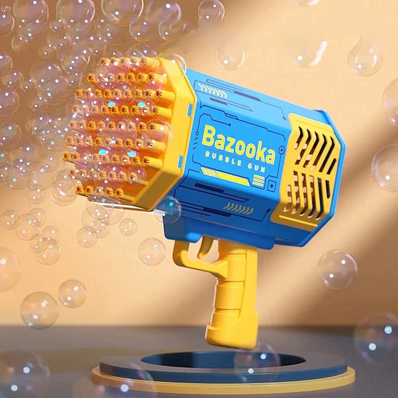 BAZOOKA LANZA BURBUJAS LED 3.0 ™ + FLOTADOR KAWAII GRATIS!